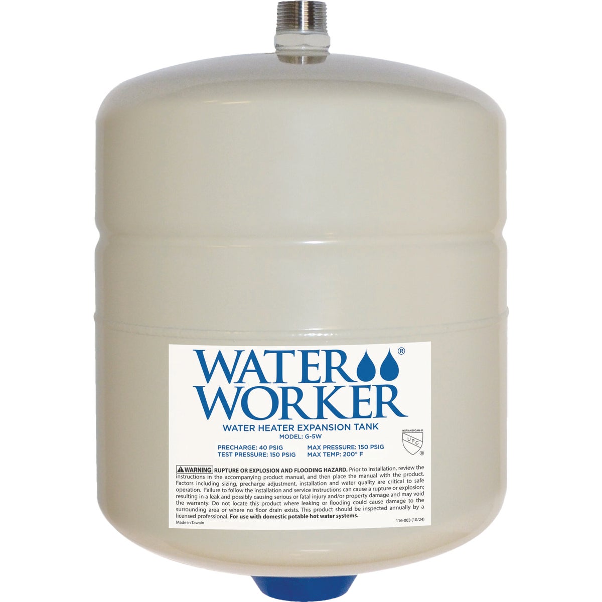 Water Worker 2 Gal. Expansion Tank
