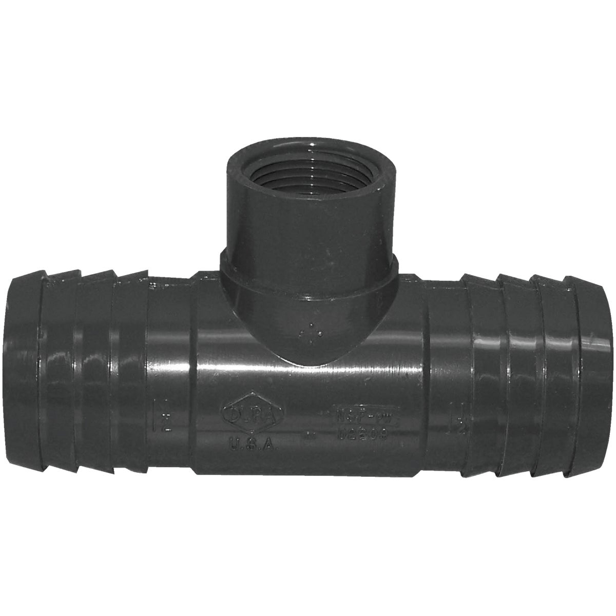 Boshart 1-1/2 In. x 1-1/2 In. x 3/4 In. FIP Combination Polypropylene Insert Tee