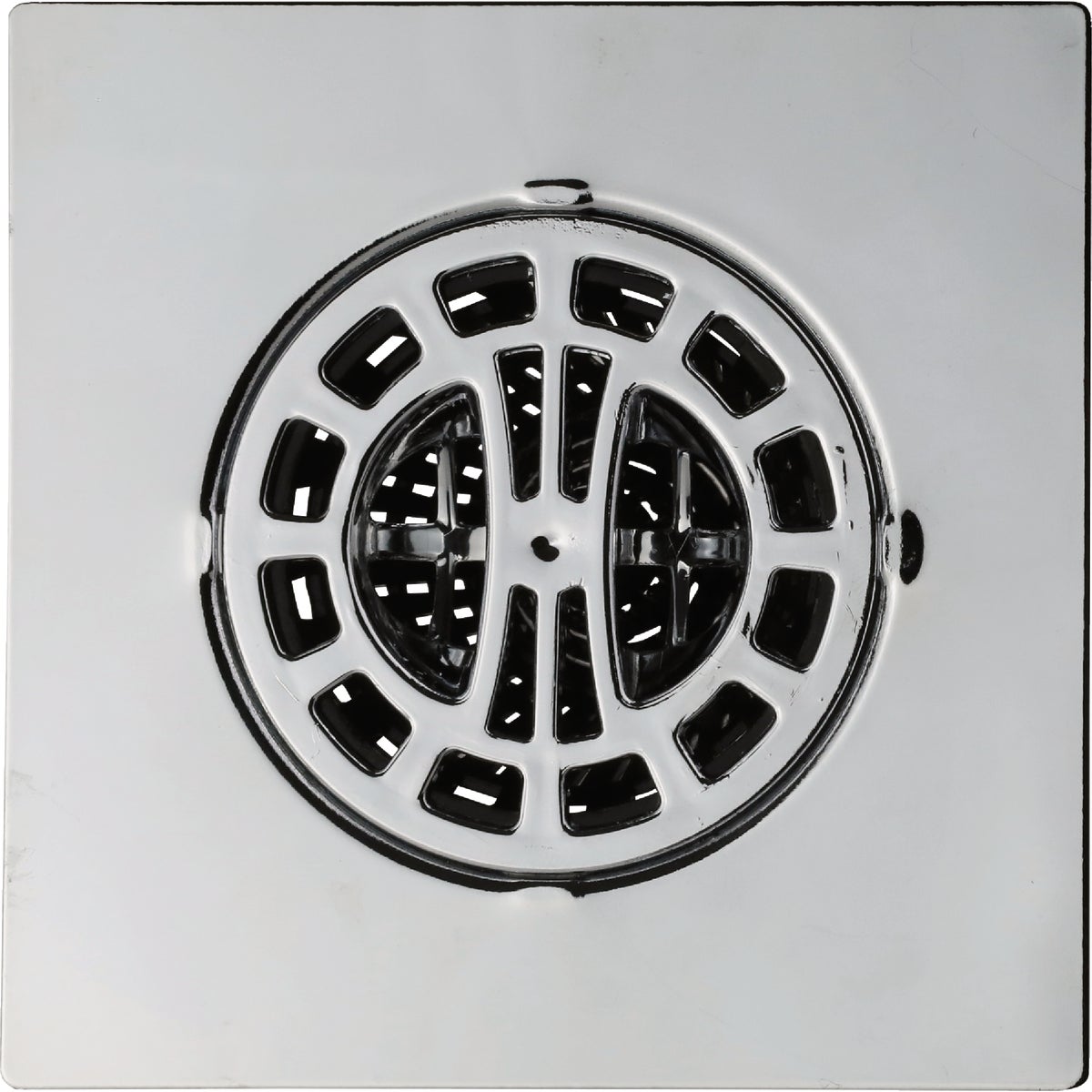 Danco Chrome Square Hair Catcher For Shower Drain