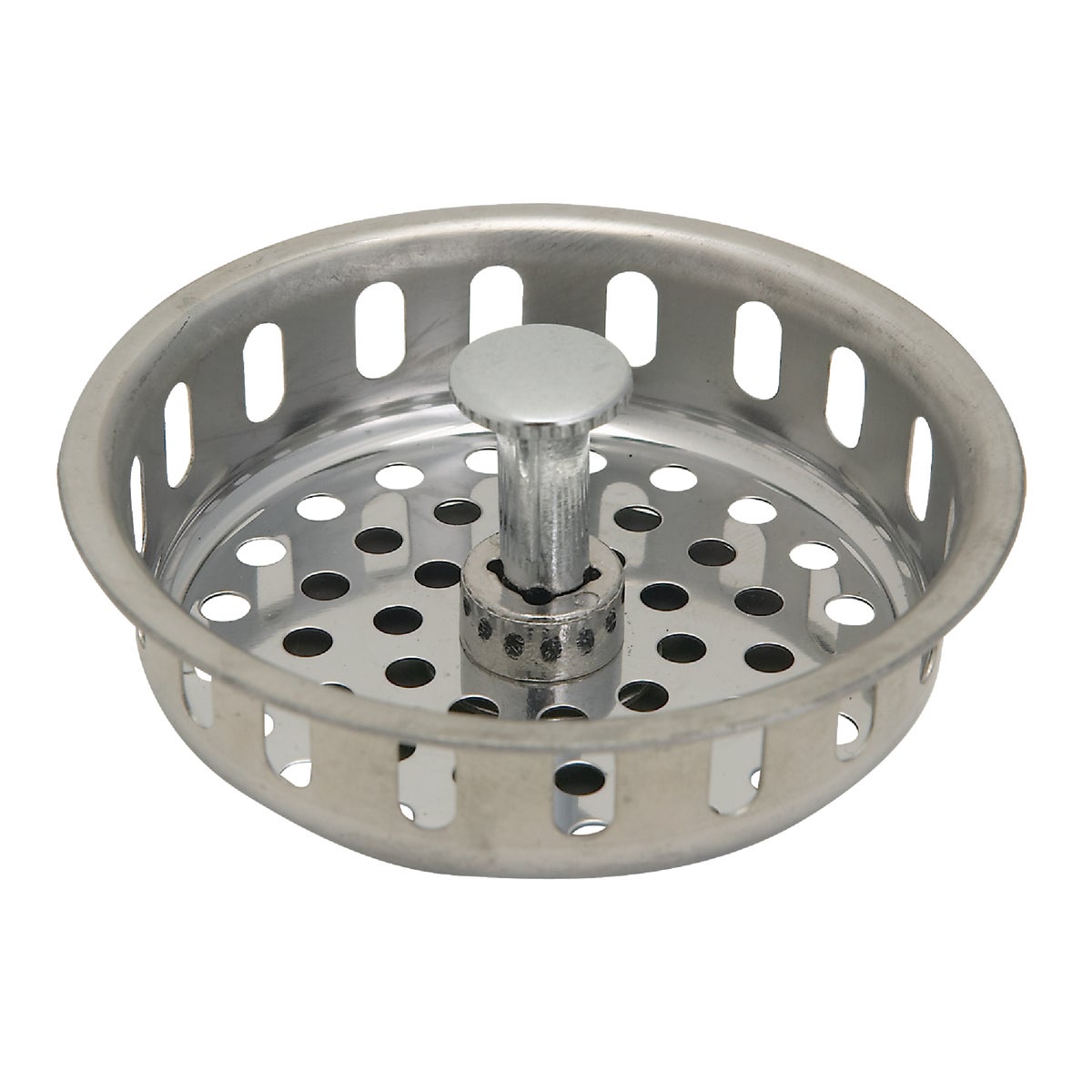 Do it 3-1/2 In. Stainless Steel Adjustable Post Basket Strainer Stopper