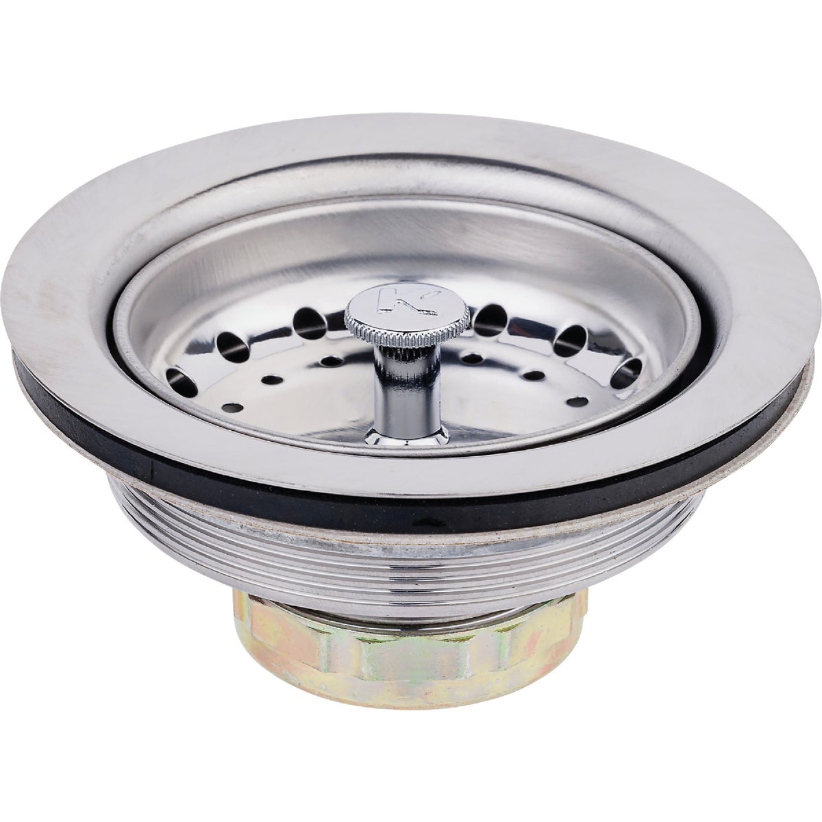 Do it 3-1/2 In. Stainless Steel Fixed Post Basket Strainer Assembly