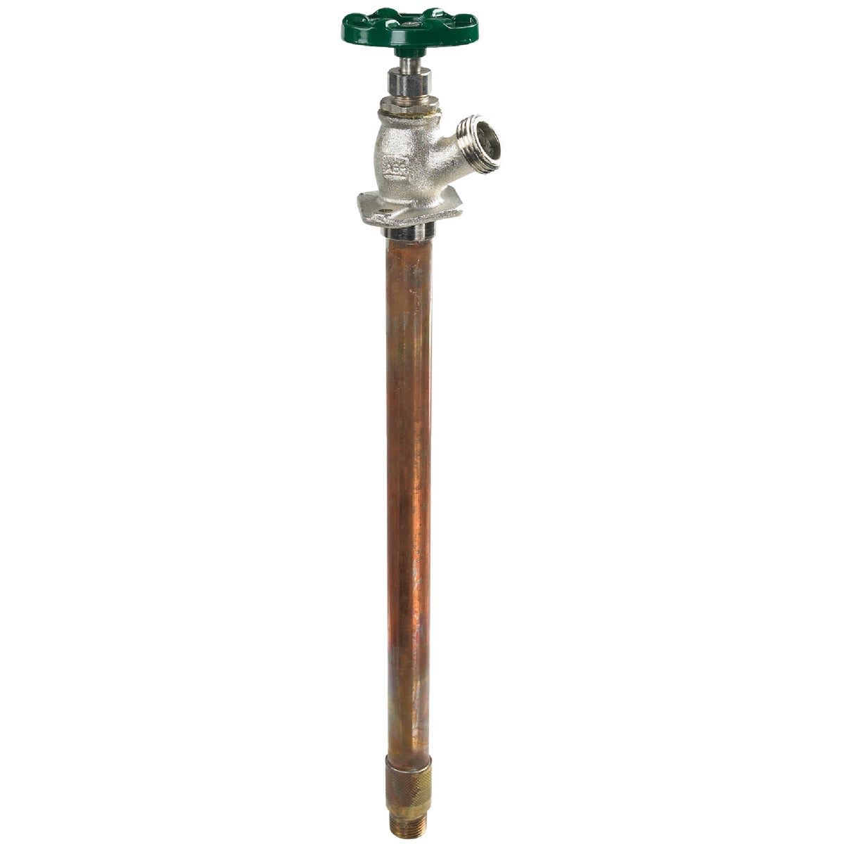 Arrowhead Brass 1/2 In. Copper SWT or 1/2 In. MIP x 12 In. Standard Frost Free Wall Hydrant