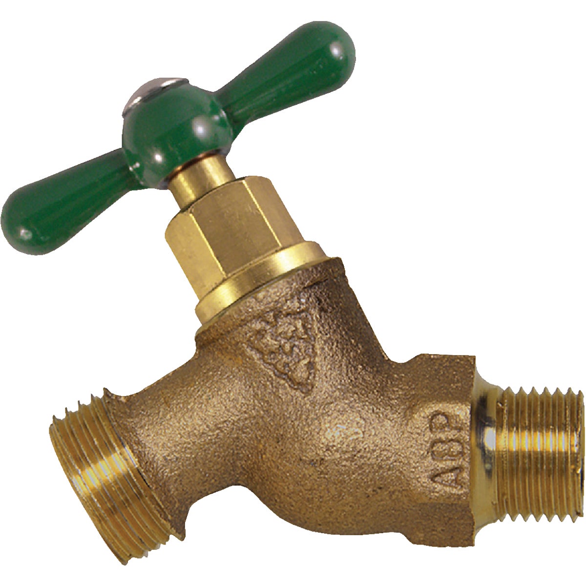 Arrowhead Brass 3/4 In. MIP x 3/4 In. Male Hose Thread No-Kink Hose Bibb