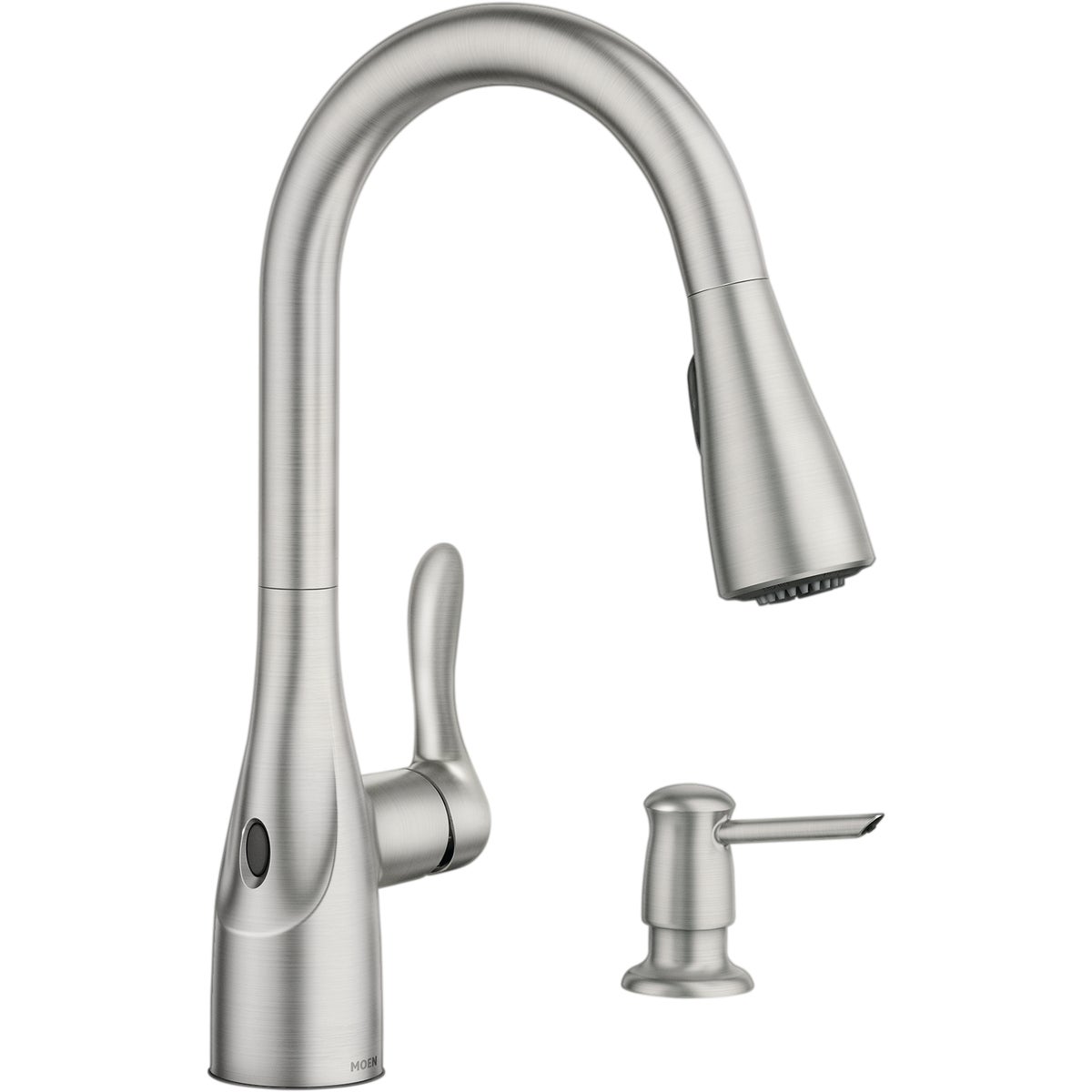 Moen Arlo 1-Handle Lever Pulldown Kitchen Faucet with Touchless Activation Sensor, Stainless