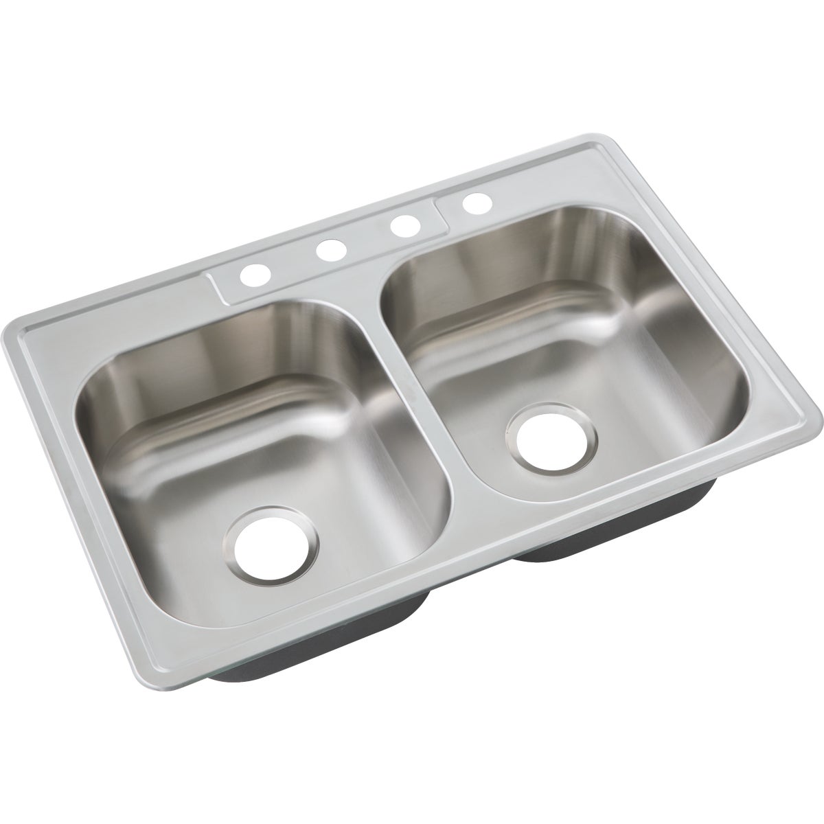 Common Goods 33 In. x 22 In. x 8 In. Single Bowl Dual Mount Curved Front Apron Farm Kitchen Sink