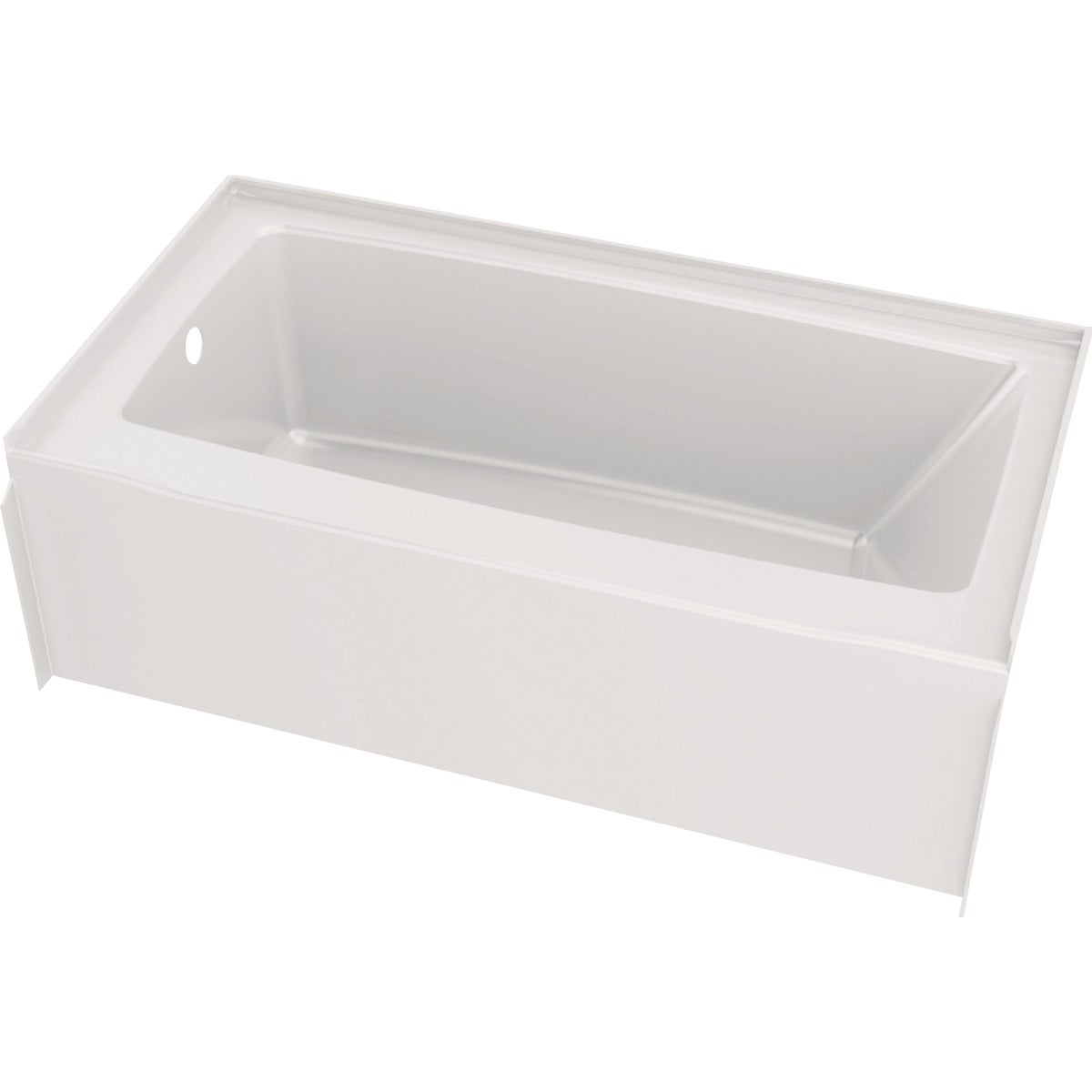 Delta Classic 500 60 In. L x 32 In. W Left Drain Rectangular Alcove Bathtub, White