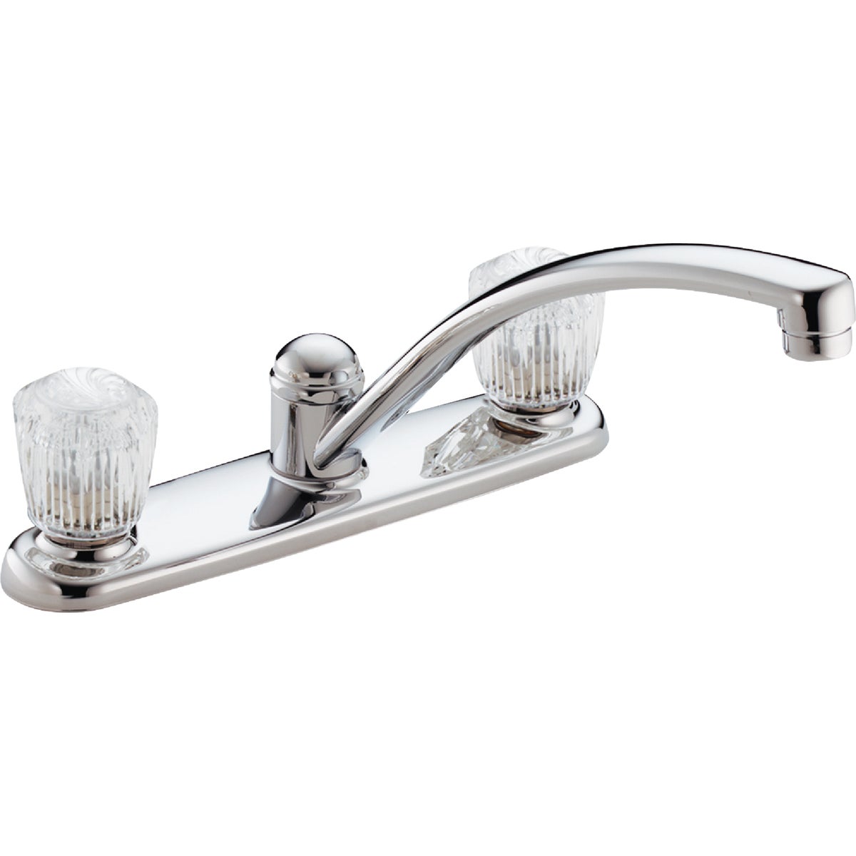 Delta Classic Series 2-Handle Knob Kitchen Faucet, Chrome