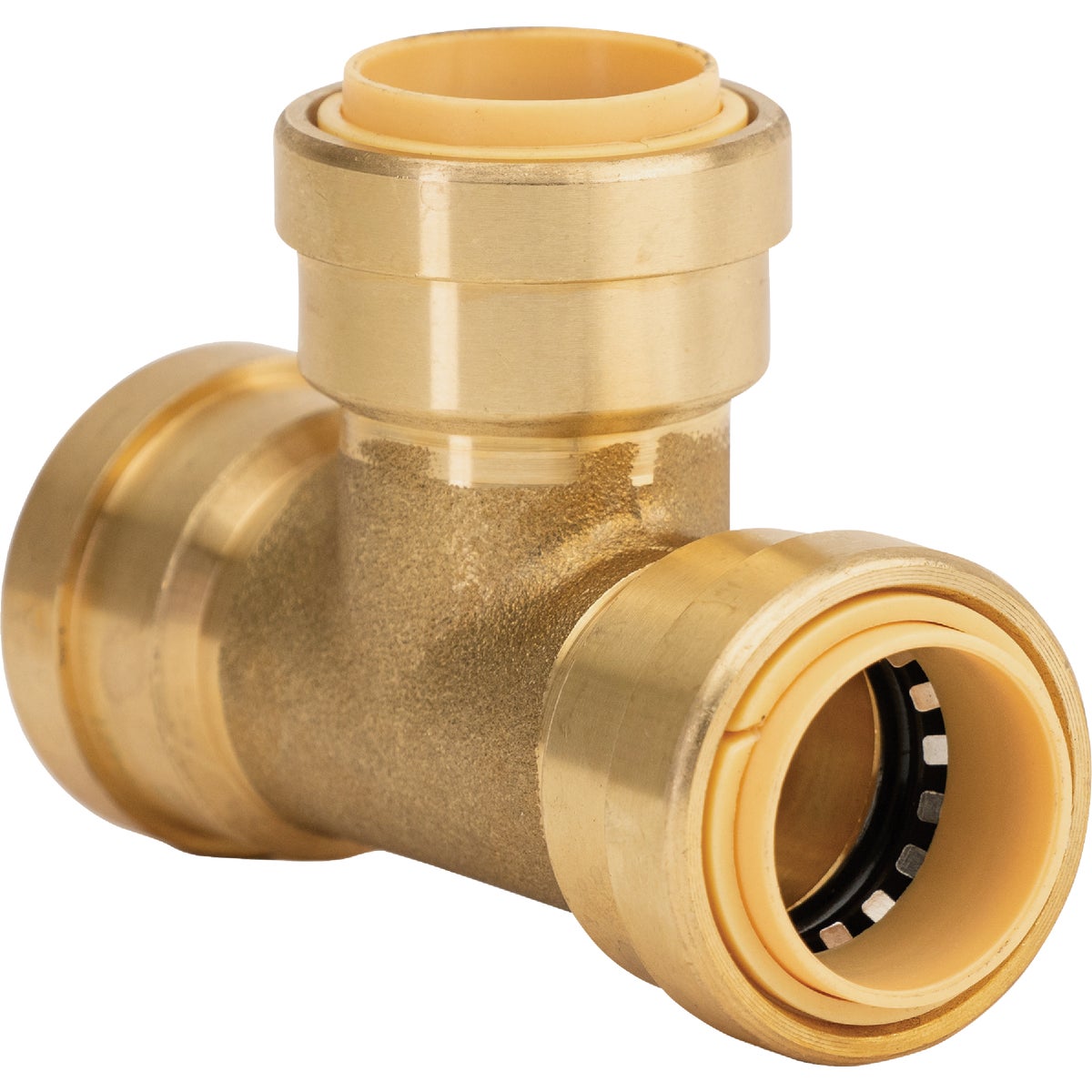 QuickFitting 3/4 In. x 3/4 In. x 3/4 In. Push-to-Connect Brass Tee