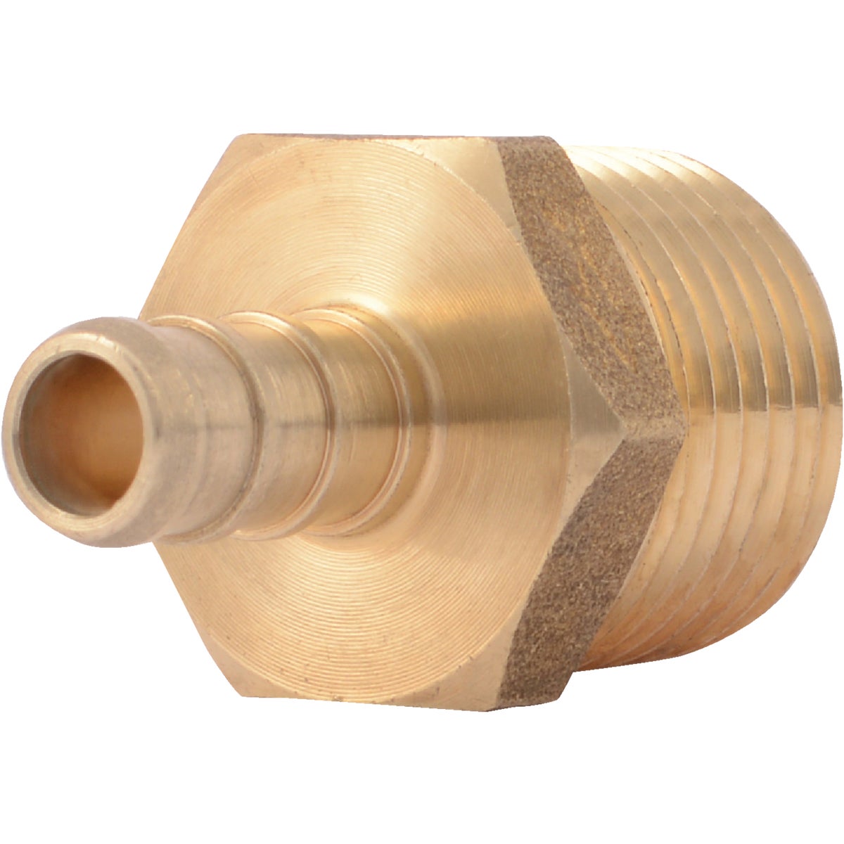 SharkBite 3/8 In. CF x 1/2 In. MPT Brass PEX Adapter