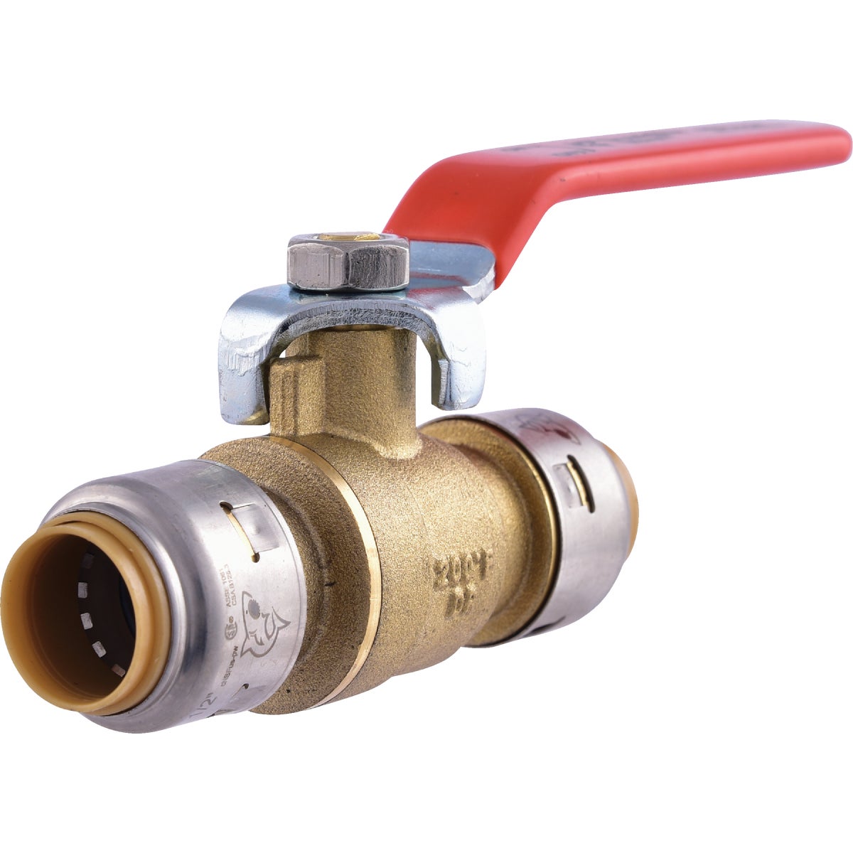 SharkBite 1/2 In. Brass Push-Fit Ball Valve