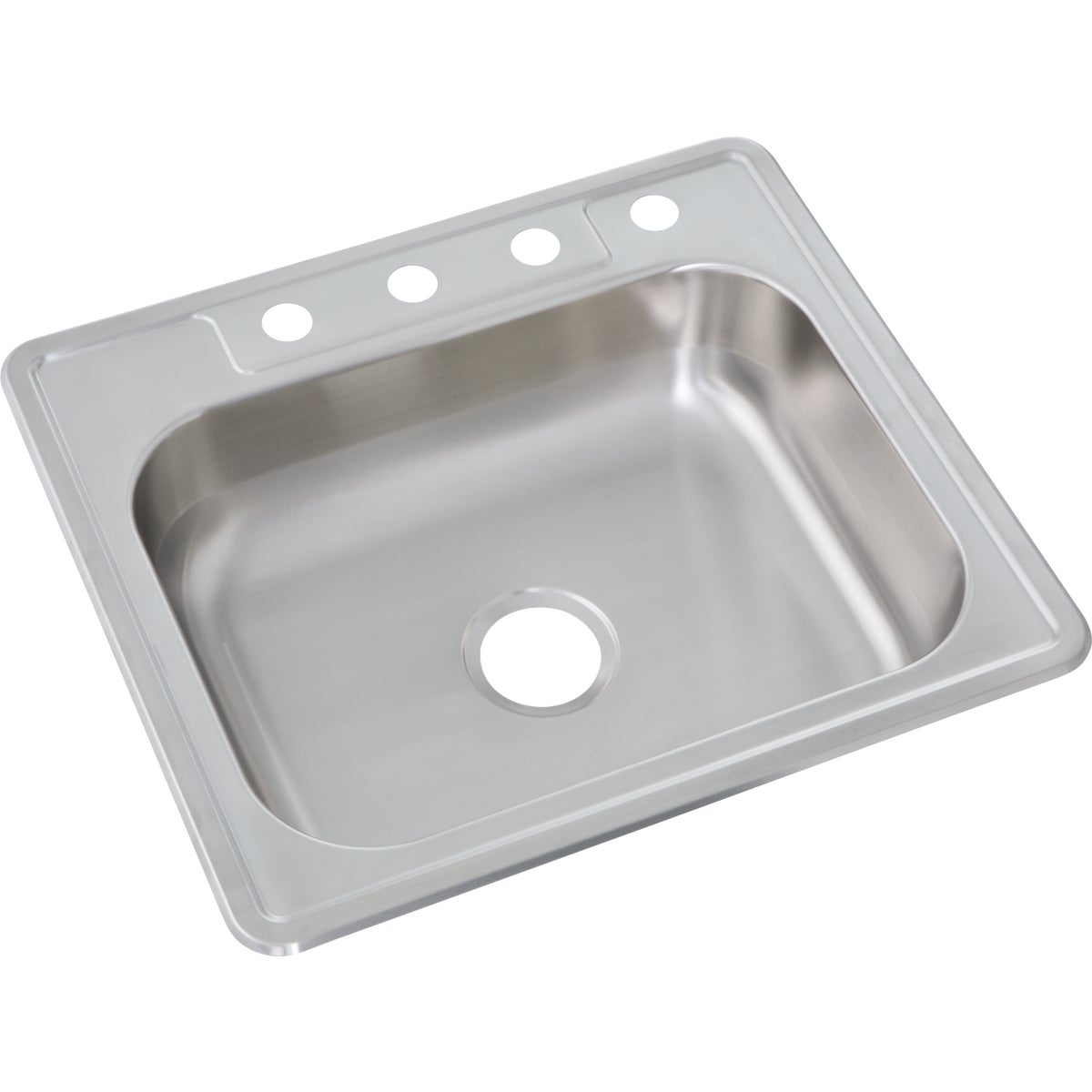 Common Goods 25 In. x 22 In. x 6 In. Top Mount Single Bowl Kitchen Sink