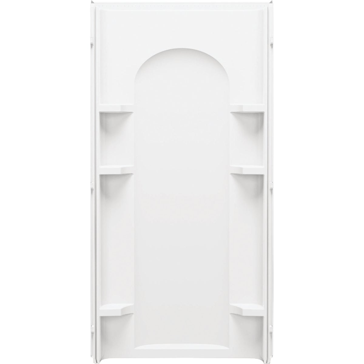 Sterling Ensemble 36 In. W. x 72-1/2 In. H. White Vikrell Shower Back Wall