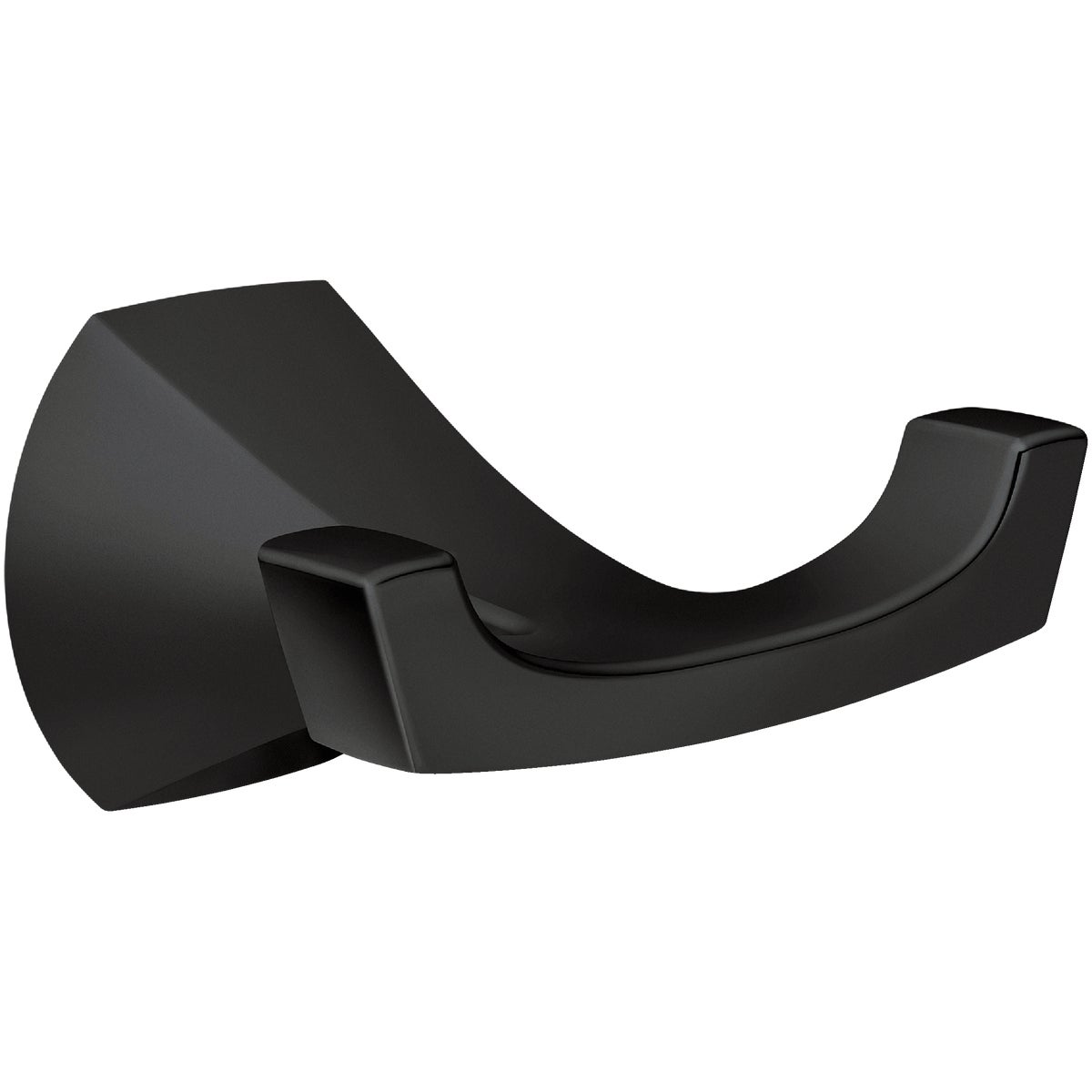 Moen Lindor Matte Black Double Robe Hook