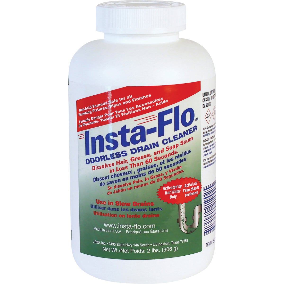 Insta-Flo 2 Lb. Crystal Drain Cleaner