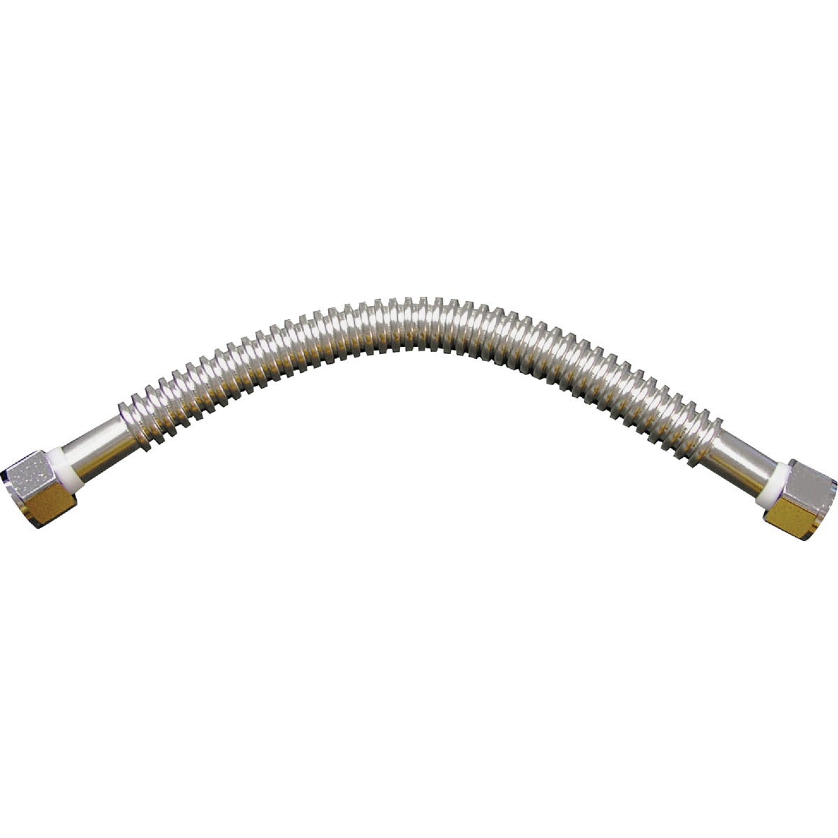 B&K 3/4 In. FPT x 3/4 In. FPT x 15 In. L Stainless Steel Water Heater Connector