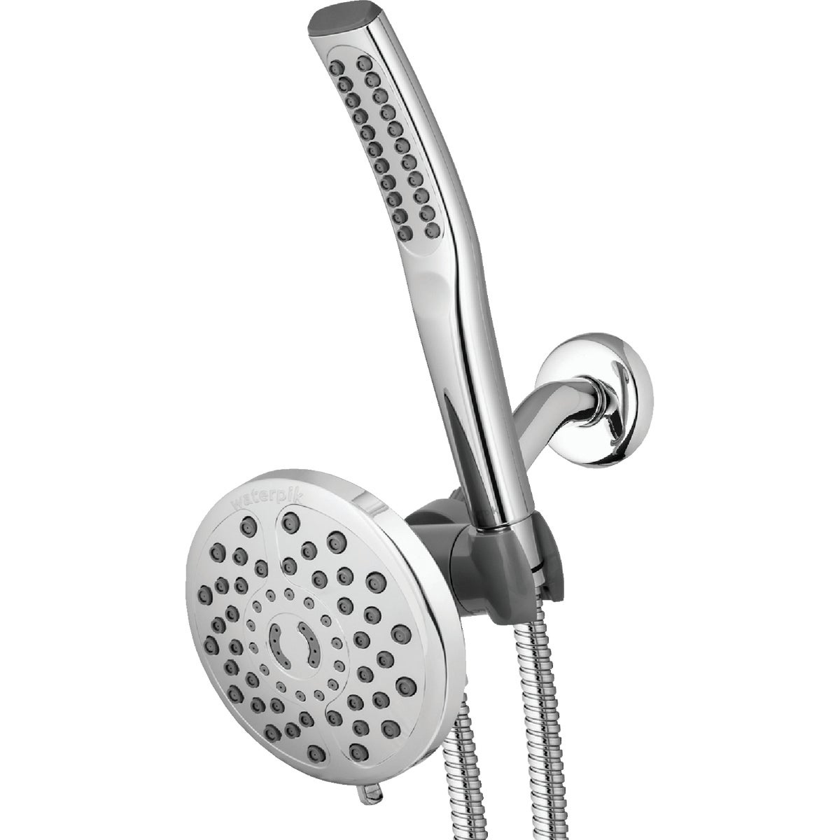 Waterpik PowerWand Spa System with PowerPulse Massage  7-Spray 1.8 GPM Handheld Shower, Chrome
