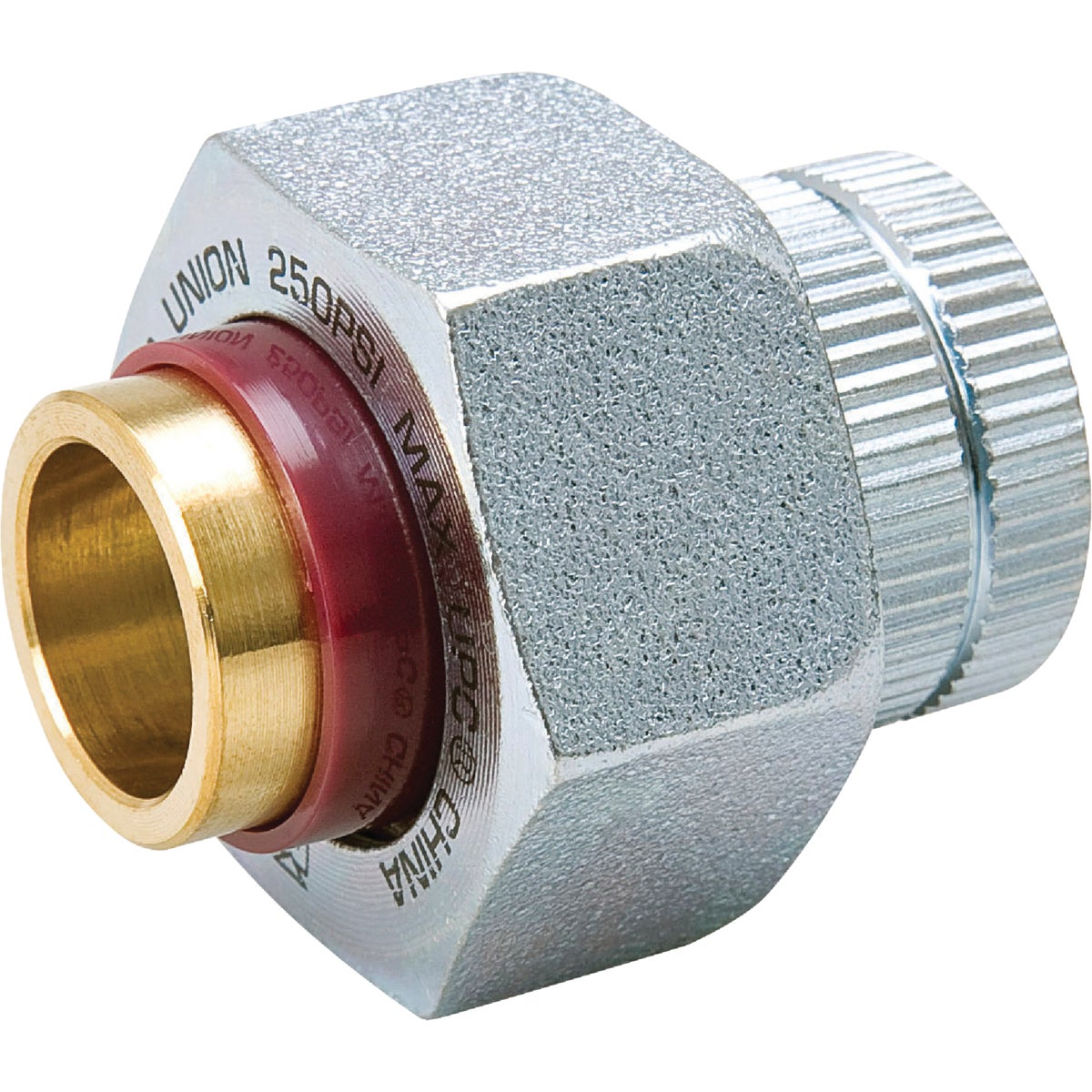 ProLine 1/2 In. FIPS x 1/2 In. Copper Sweat Brass Galvanized Dielectric Union