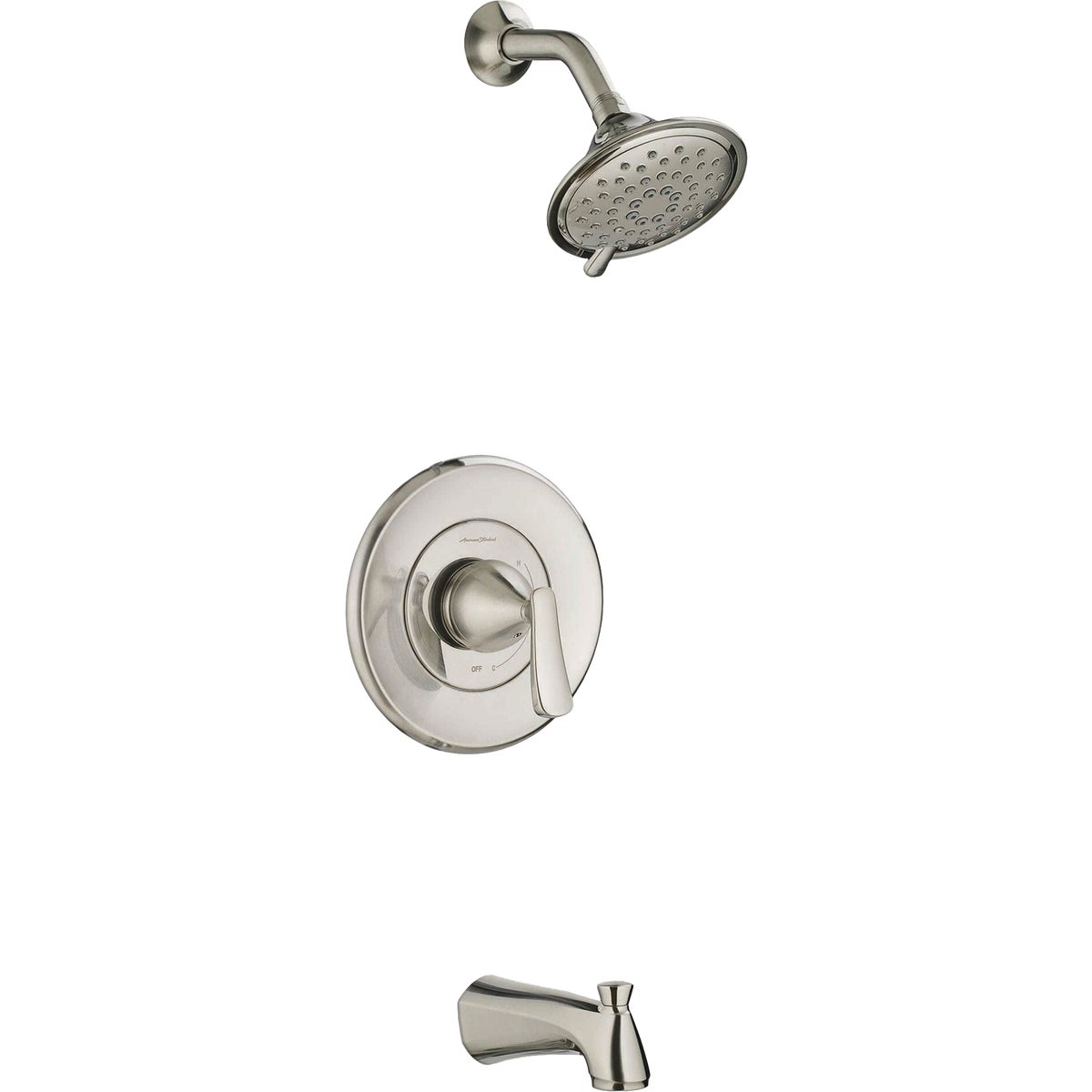 American Standard Chatfield Brushed Nickel Single-Handle Lever Tub & Shower Faucet