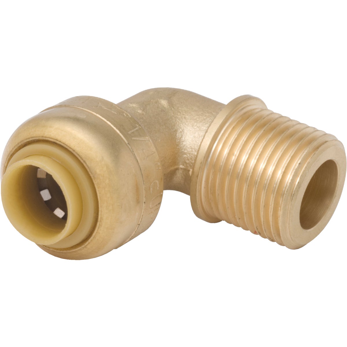 Sharkbite 1/4″ x 3/8″ M.I.P. Dishwasher Brass Elbow