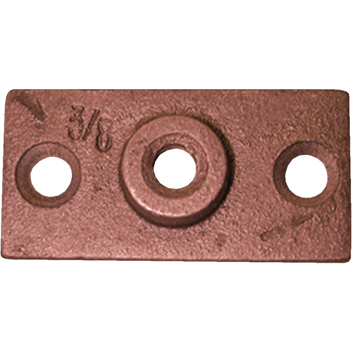 Jones Stephens 3/8 In. Copper-Plated Ceiling Flange