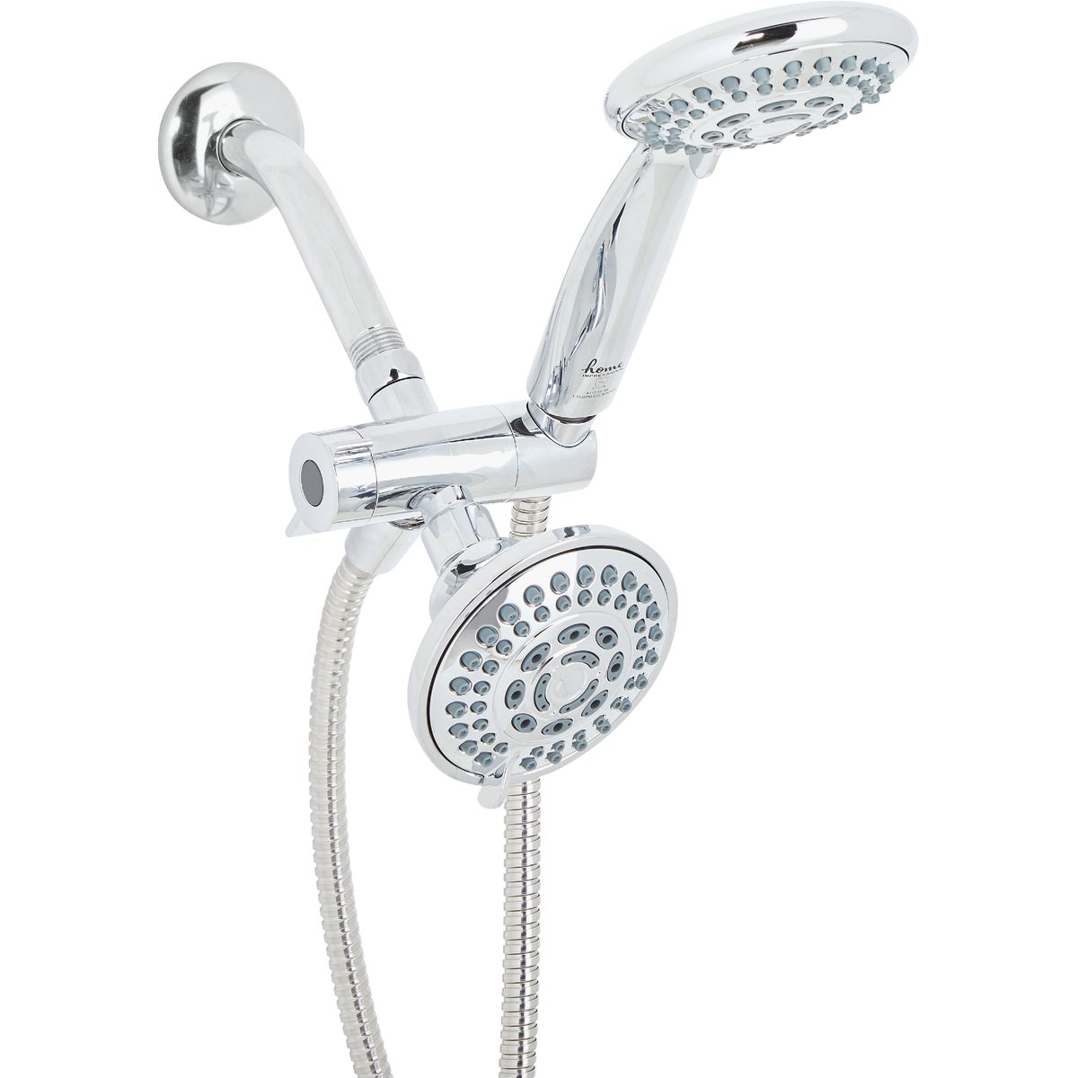 Home Impressions 5-Spray 1.75 GPM Combo Hand-Held Shower and Showerhead, Chrome
