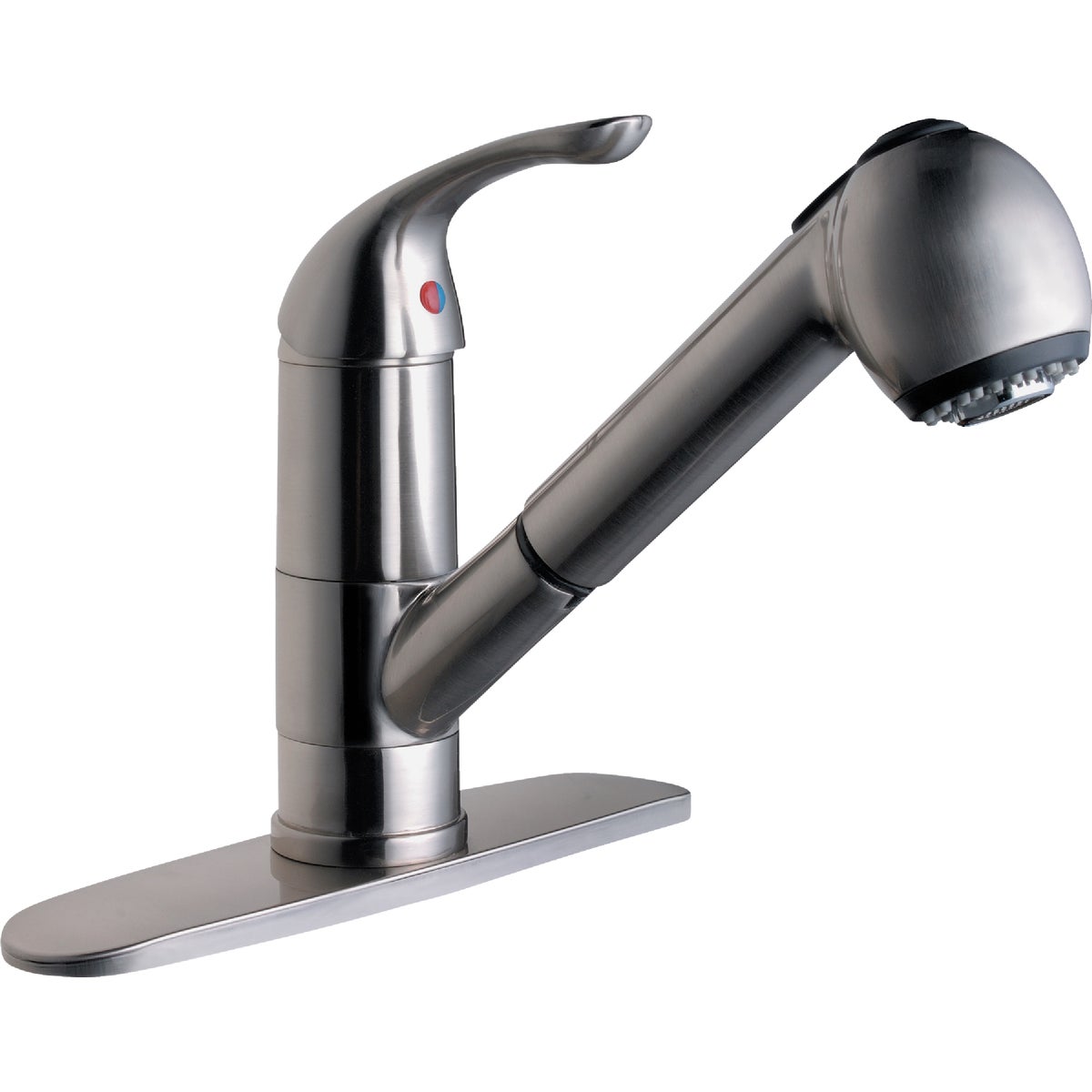 Compass Manufacturing 5119BN Brookfield 1-Handle Brushed Nickel Pull Out Kitchen Faucet