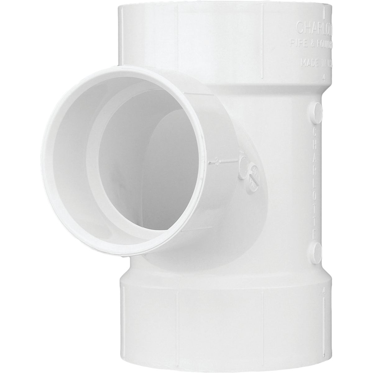 Charlotte Pipe PVC Reducing Sanitary Tee