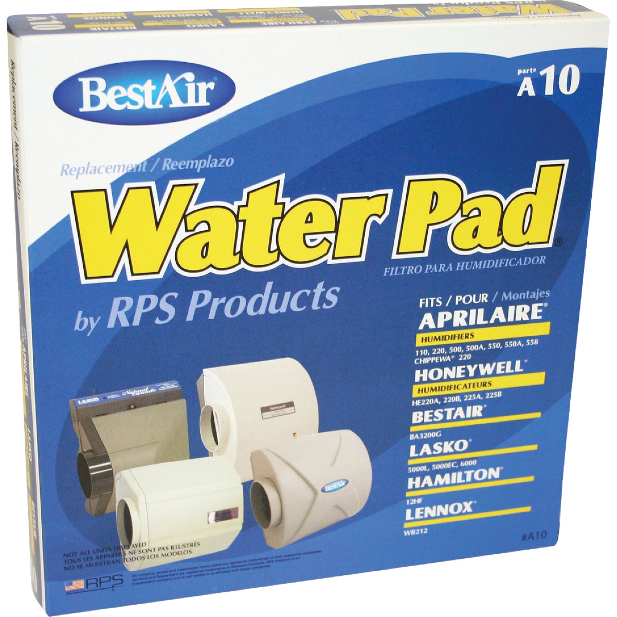 BestAir WaterPad A10 Humidifier Wick Filter