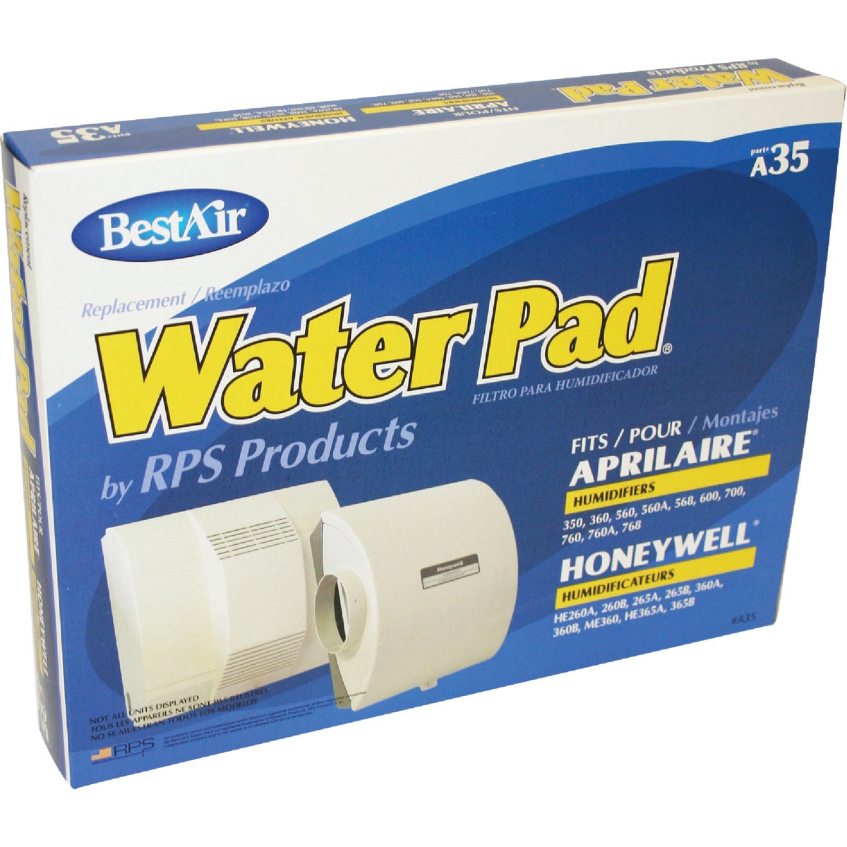 BestAir WaterPad A35 Humidifier Wick Filter