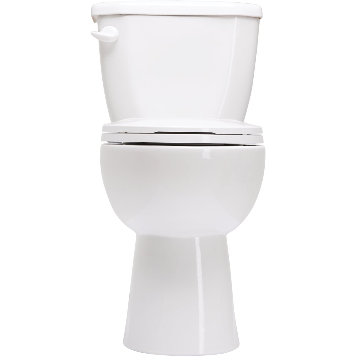 Common Goods Crest White Elongated 1.28 GPF HET Toilet