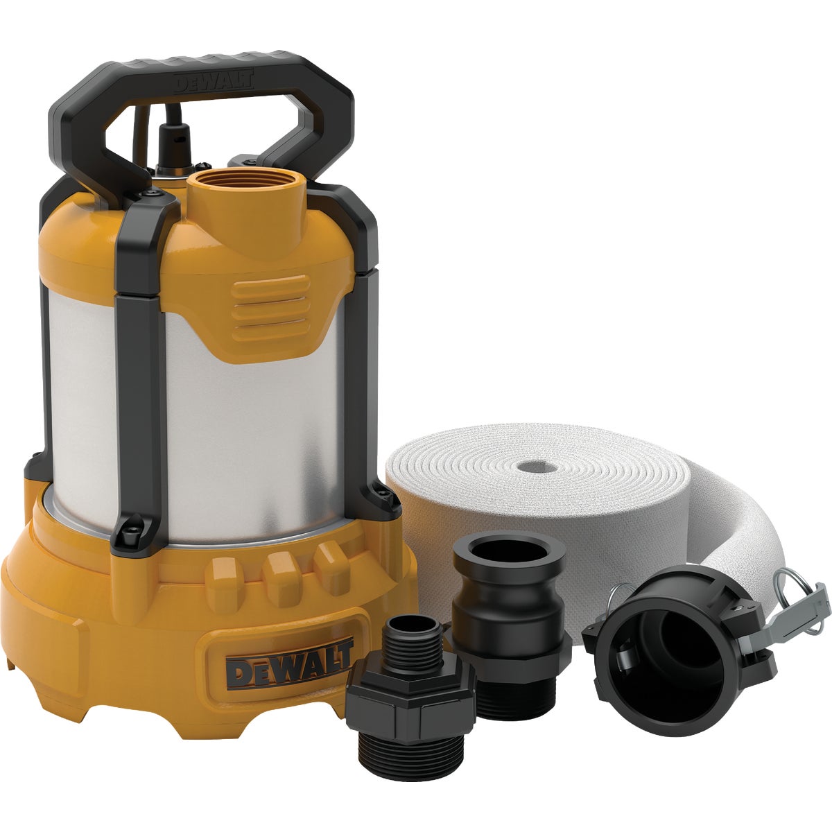 DEWALT 3/4 HP Submersible Aluminum Utility Pump with Hose Kit