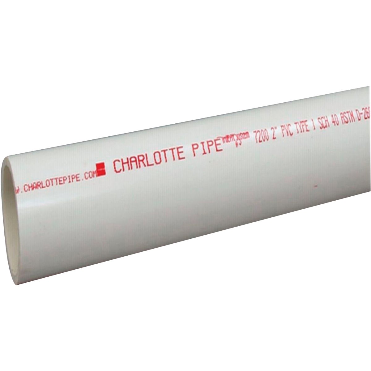 Charlotte Pipe 3 In. x 10 Ft. Schedule 40 PVC DWV/Pressure Dual Rated Pipe