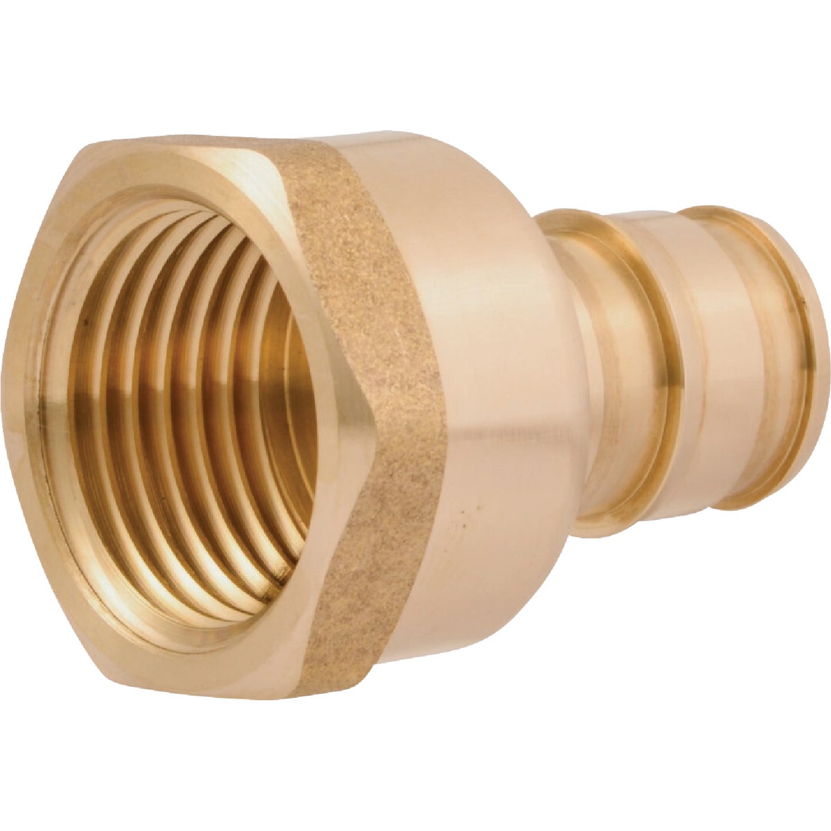 SharkBite 1/2 In. Barb x 1/2 In. FNPT Brass PEX-A Adapter