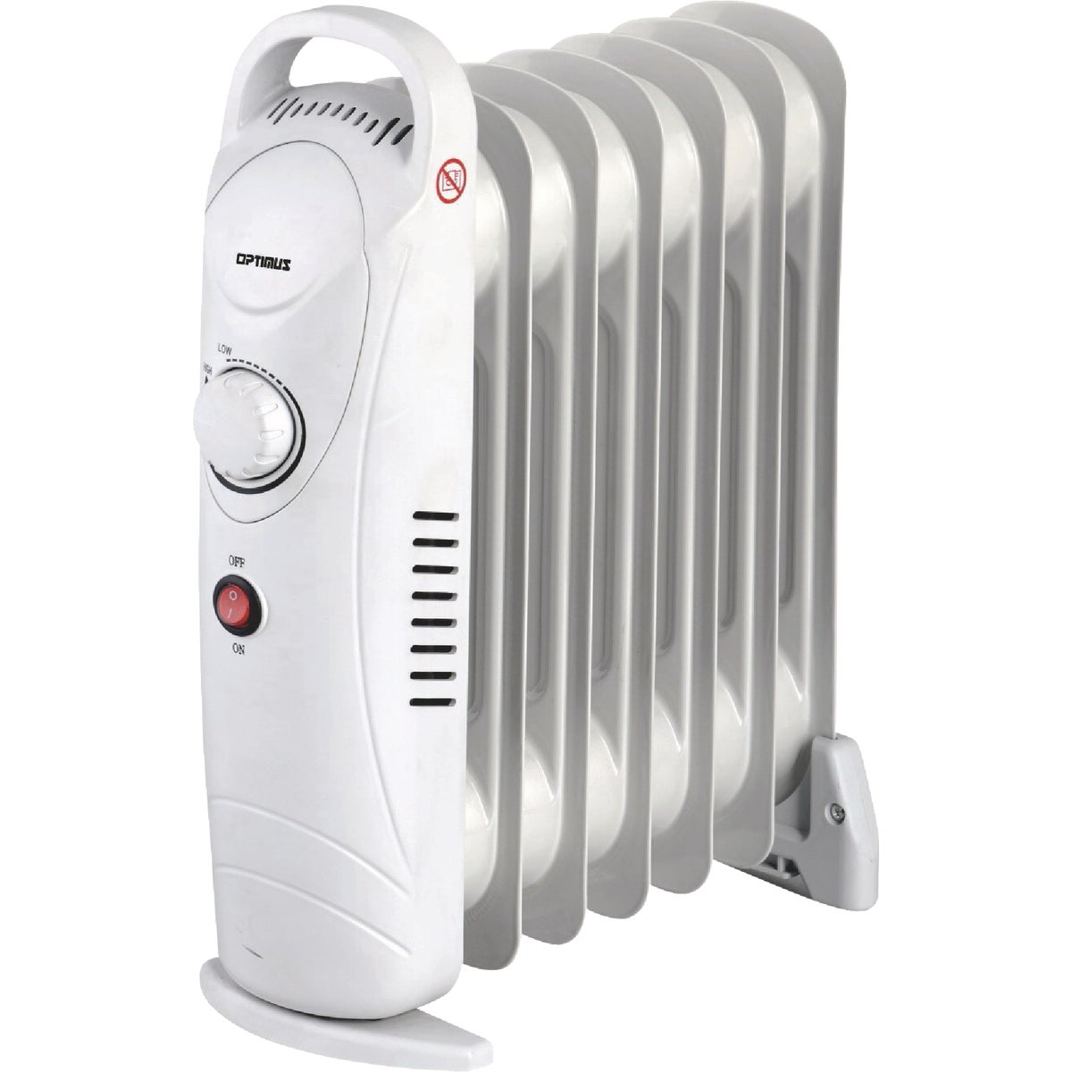 Optimus 700W 120V Mini Oil Filled Radiator Heater