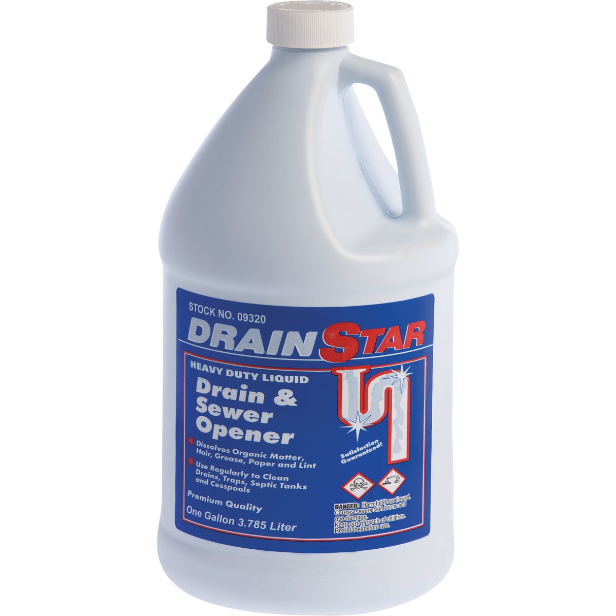 Black Swan Drain Star Heavy-Duty Liquid Drain Opener, 1 Gal.