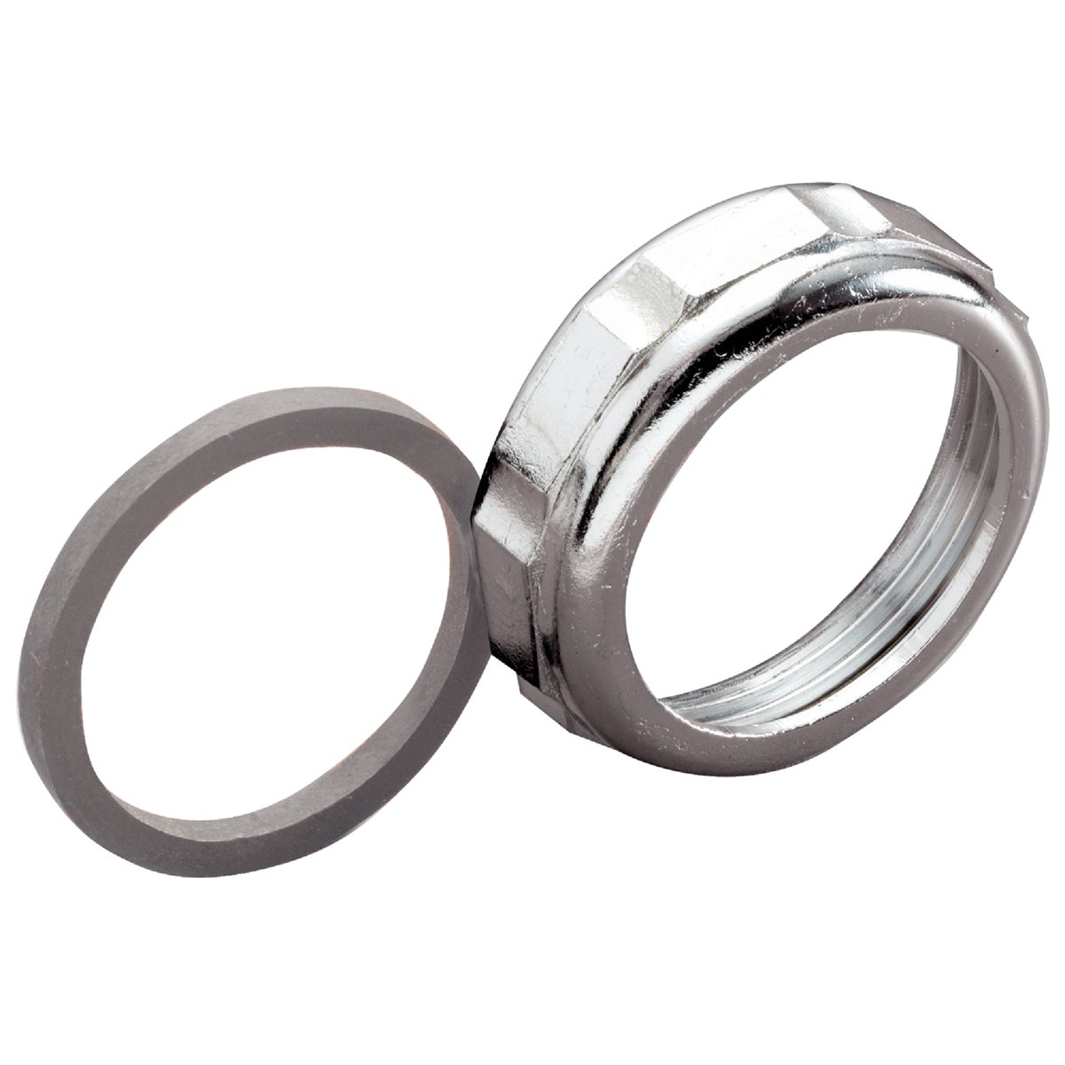 Do it 1-1/2 In. x 1-1/4 In. Chrome Zinc Slip Joint Nut and Washer