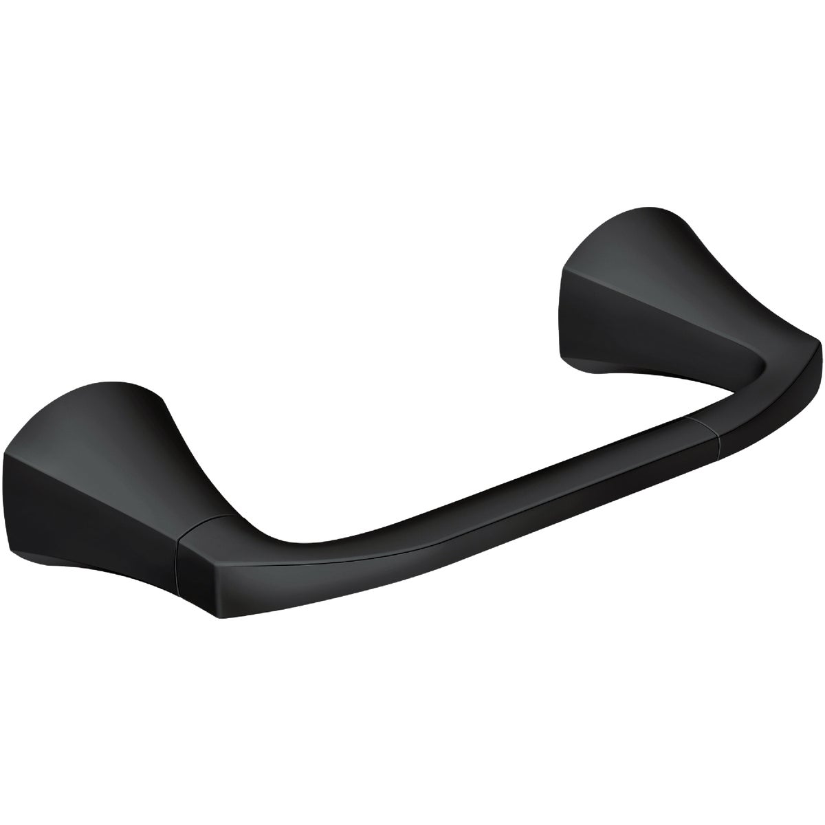Moen Lindor Matte Black Wall Mount Paper Holder