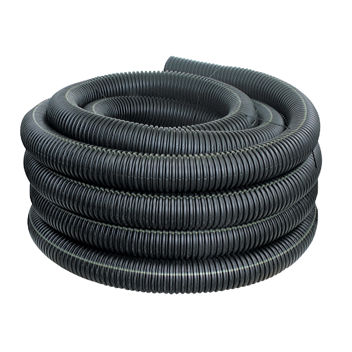 Advanced Drainage Systems 4 In. X 100 Ft. Corrugated Solid Drainage Pipe