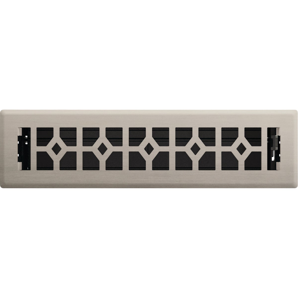 Imperial Templar 2-1/2 In. x 12 In. Brushed Nickel Steel Floor Register