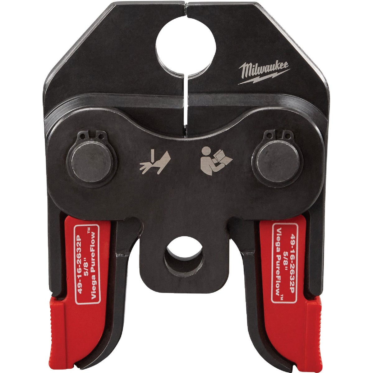 Milwaukee M18 5/8 In. Viega PureFlow Jaw for M18 Short Throw Press Tool