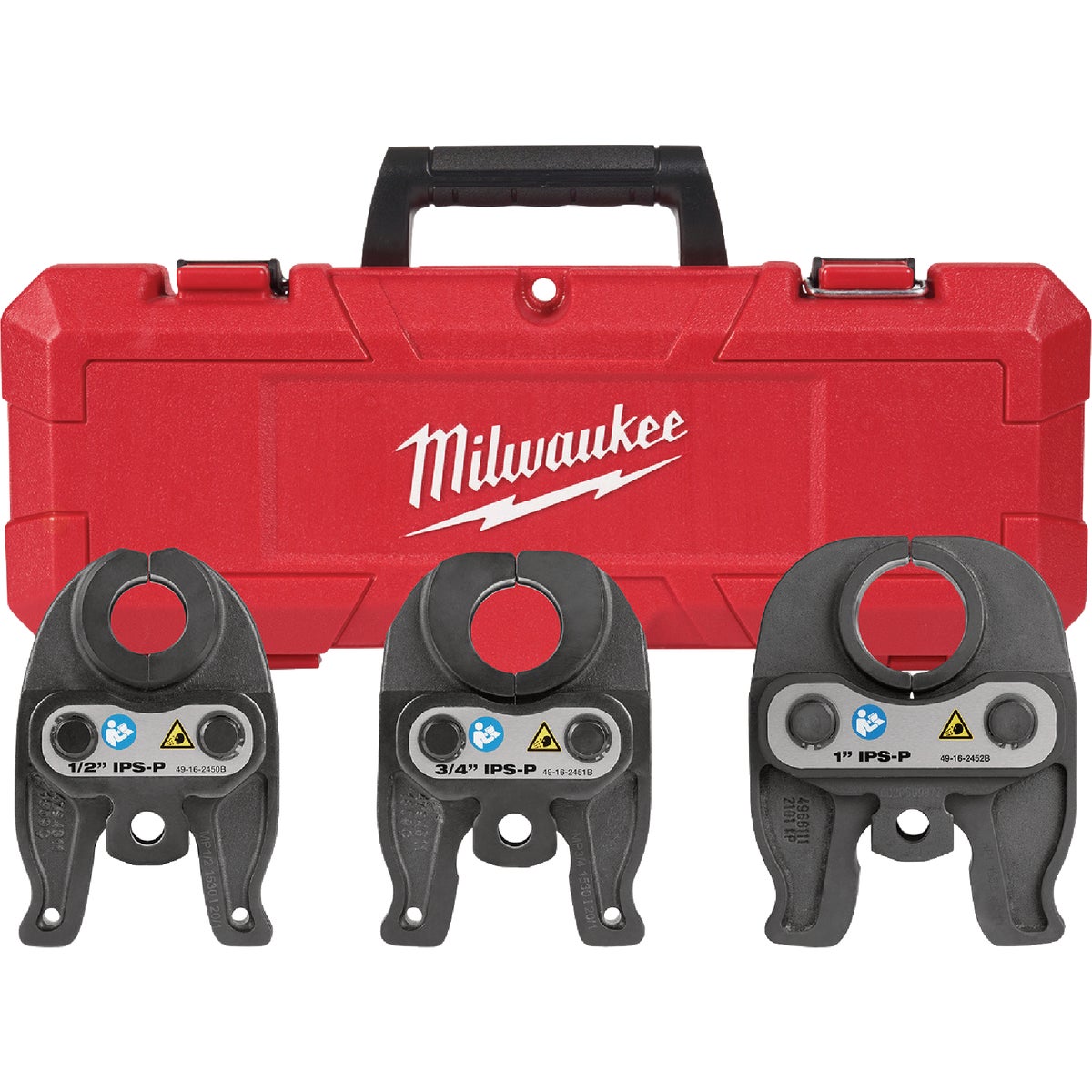 Milwaukee M12 FORCE LOGIC IPS-P Cordless Press Tool Press Jaws Set (3-Piece)