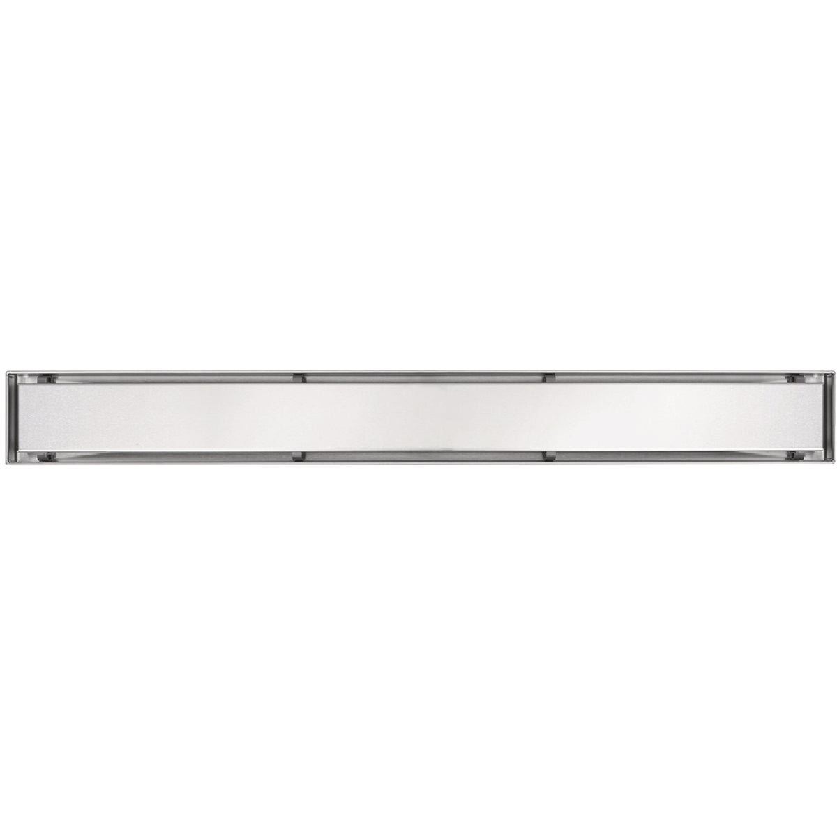 B&K 24 In. Linear Shower Drain Tile-In Grate Brushed Nickel