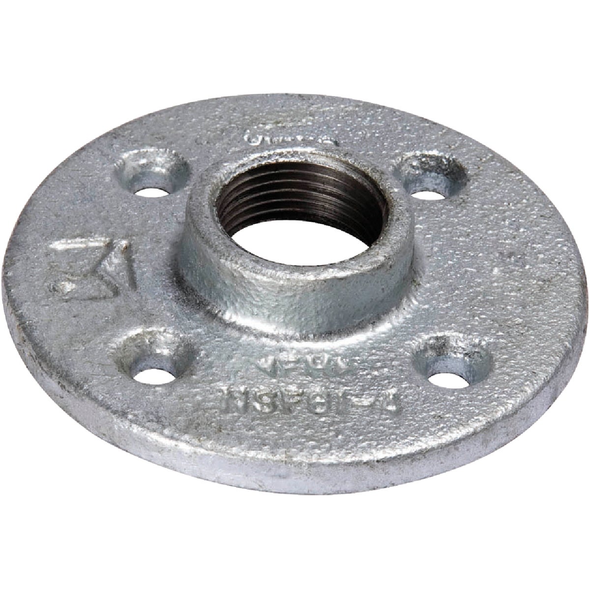 Southland 3/4 In. Malleable Iron Galvanized Floor Flange