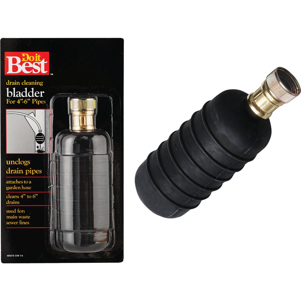 Do it Best Water-Pressure Drain Opener Cleaning Bladder