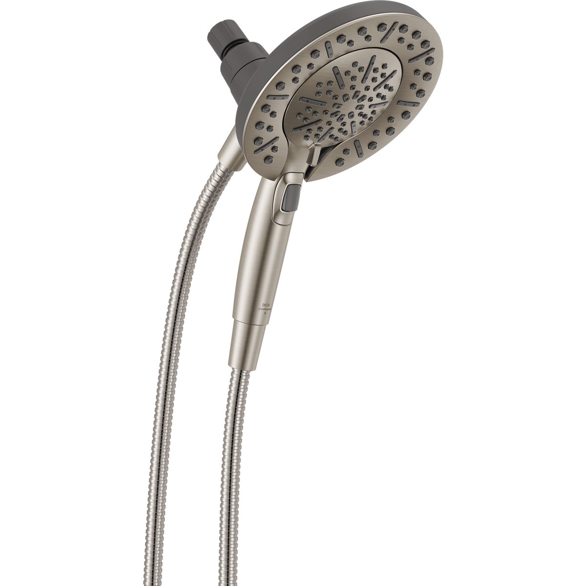 Delta In2ition 5-Spray 1.75GPM Two-In-One Universal Shower Head, Brushed Nickel