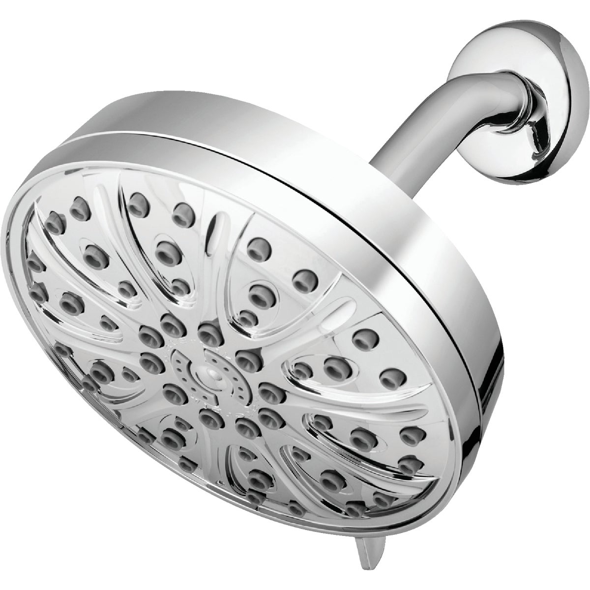 Waterpik RainFall+ Rain Shower with PowerPulse Massage 6-Spray 1.8 GPM Fixed Showerhead, Chrome