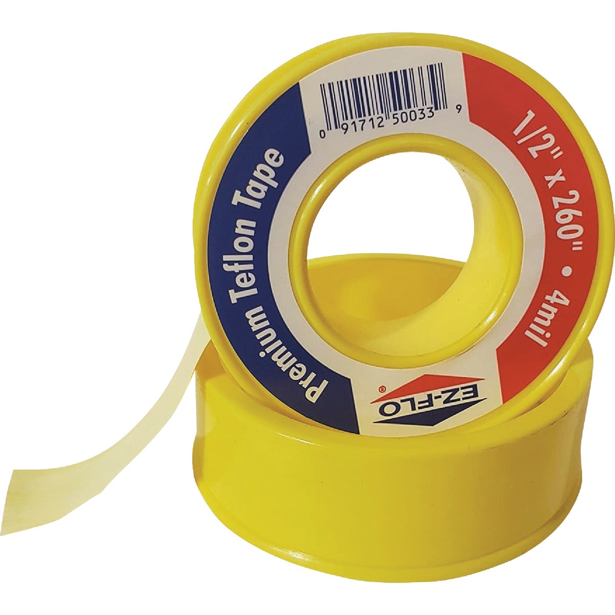 EZ-Flo 1/2 In. x 260 In. Yellow Premium Teflon Gas Line Tape