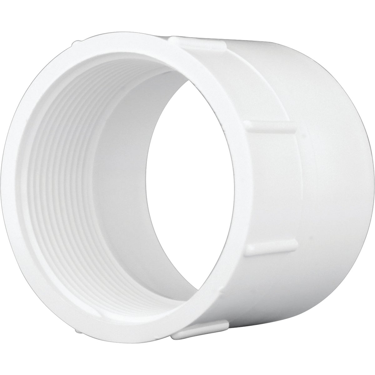 Charlotte Pipe 6 In. Hub x 6 In. FPT Schedule 40 DWV PVC Adapter