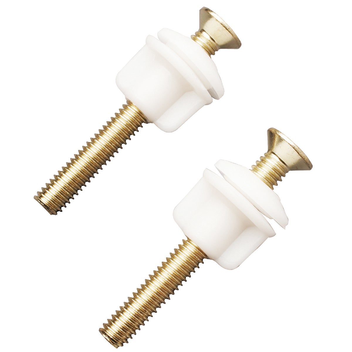 Do it 3/8" x 2-1/2" Polished Brass Toilet Seat Hinge Bolt