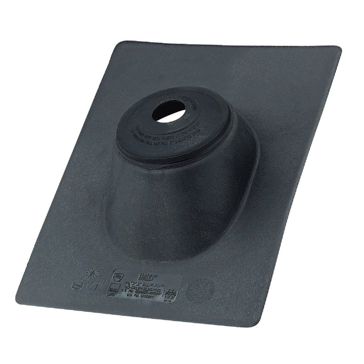 Oatey All-Flash No-Calk Roof Pipe Flashing/Thermoplastic Base